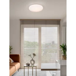 LED-kattovalaisin Trio Pollux Starlight 37cm liike- ja hämärätunnistin valkoinen