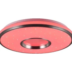 LED-kattovalaisin Trio Realta, 39cm, harjattu alumiini, RGBW