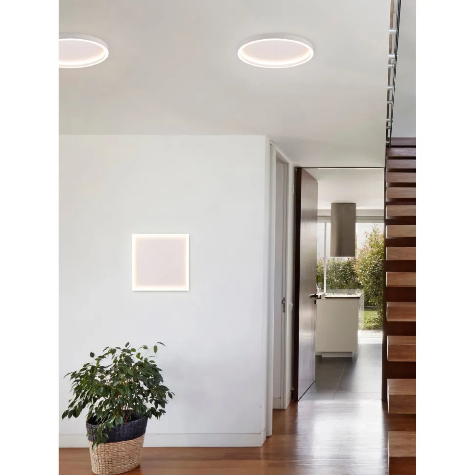 LED-kattovalaisin Trio Rotonda, neliö, eri värejä