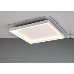 LED-kattovalaisin Trio Rotonda, neliö, eri värejä