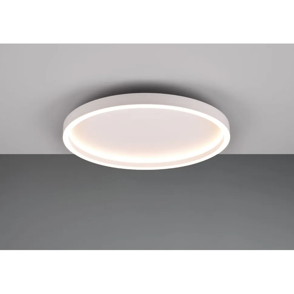 LED-kattovalaisin Trio Rotonda, pyöreä mattamusta
