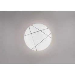 LED-kattovalaisin Trio Tibor, 48cm, valkoinen