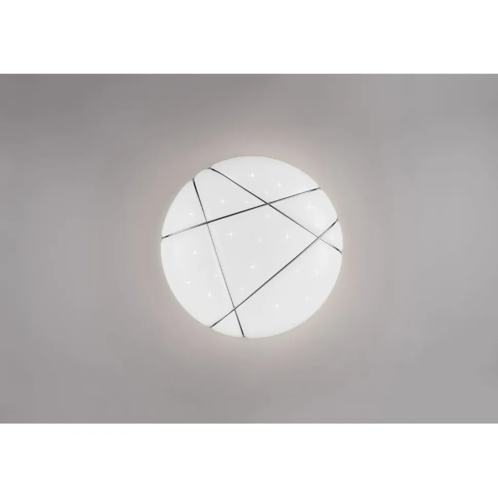 LED-kattovalaisin Trio Tibor, 48cm, valkoinen