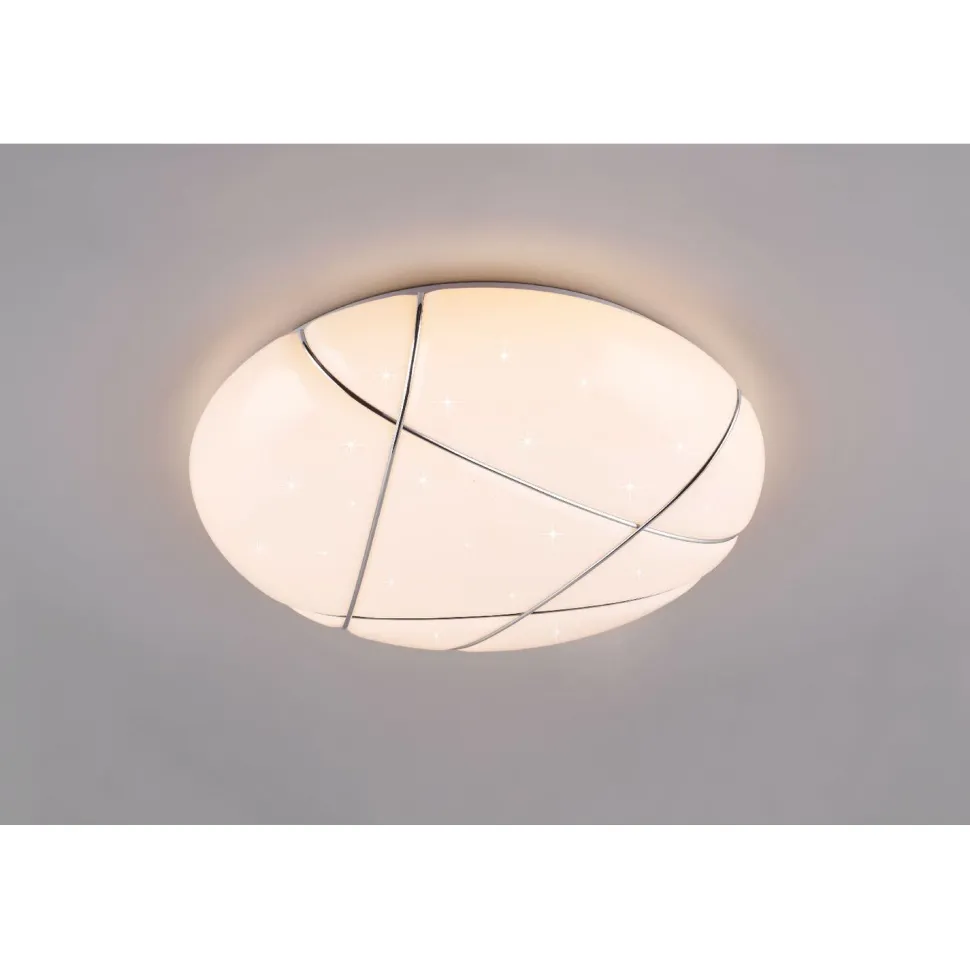 LED-kattovalaisin Trio Tibor, 48cm, valkoinen