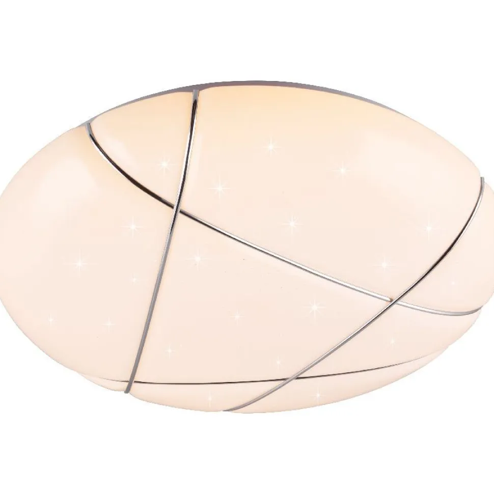 LED-kattovalaisin Trio Tibor, 48cm, valkoinen