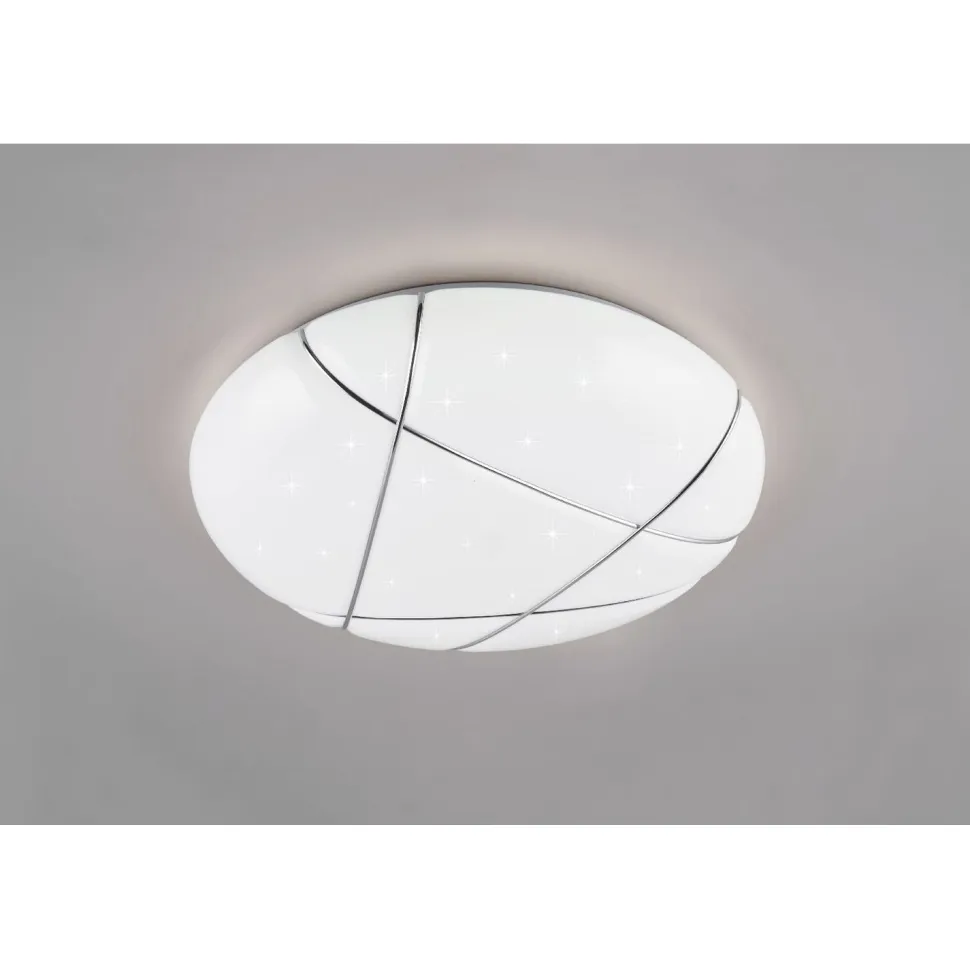 LED-kattovalaisin Trio Tibor, 48cm, valkoinen