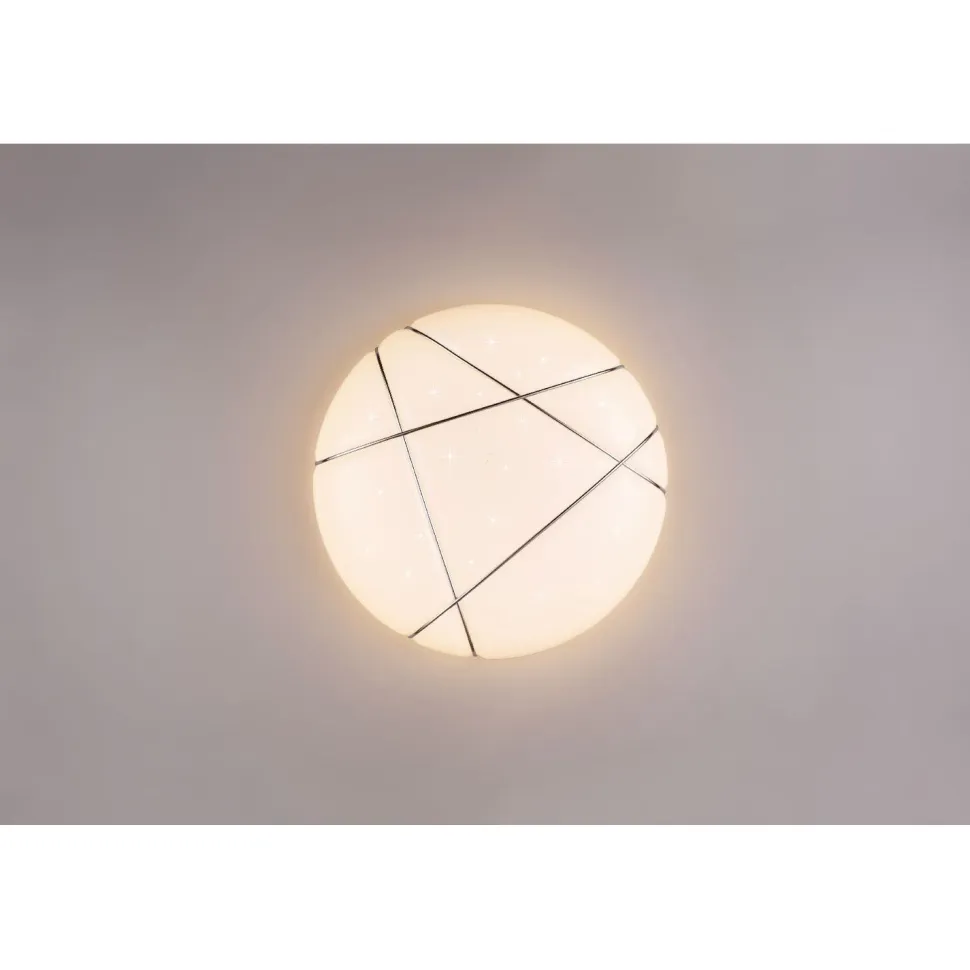 LED-kattovalaisin Trio Tibor, 48cm, valkoinen