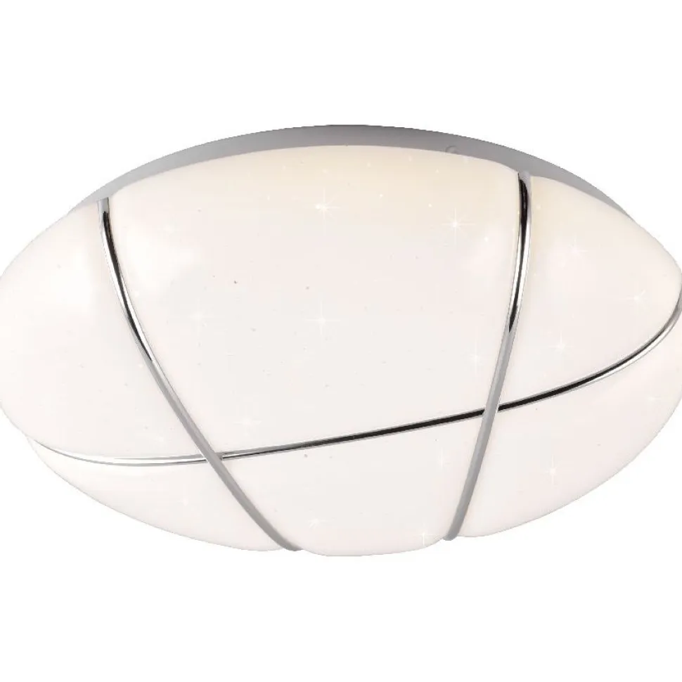 LED-kattovalaisin Trio Tibor, 28cm, valkoinen, 4000K
