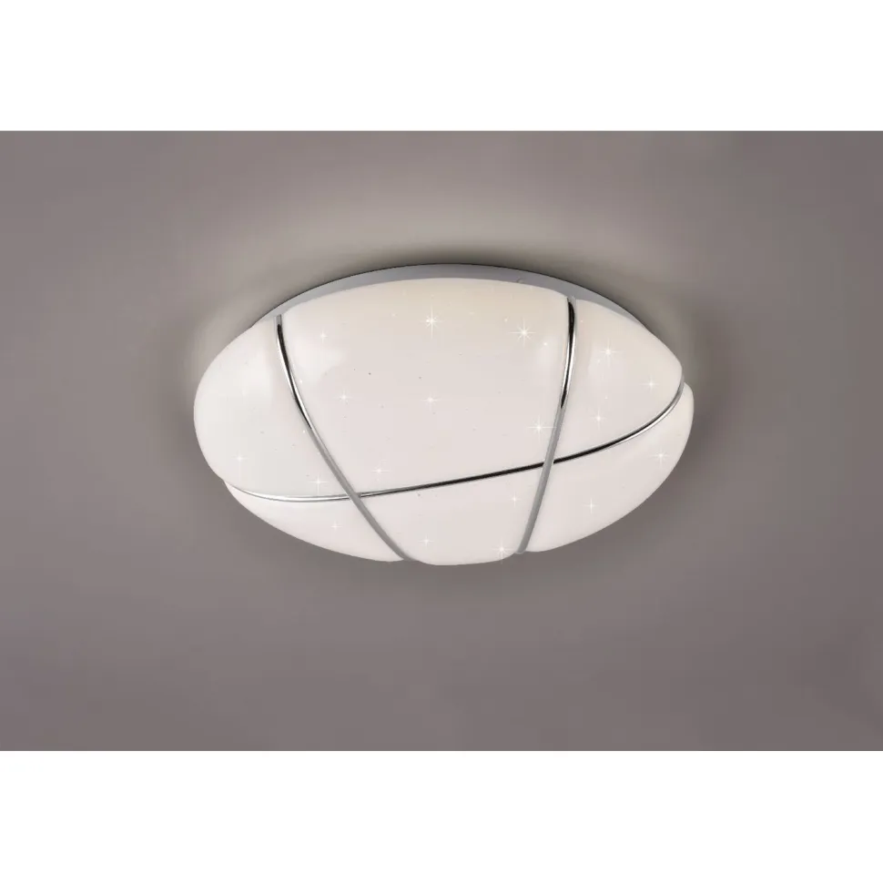 LED-kattovalaisin Trio Tibor, 28cm, valkoinen, 4000K