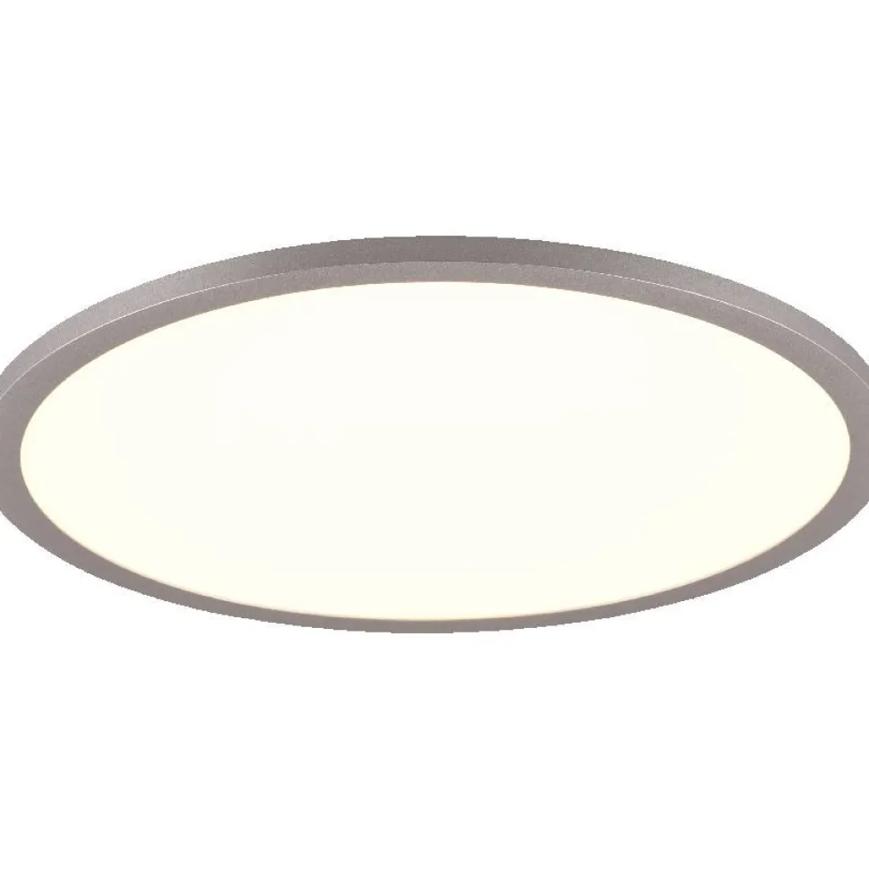 LED-kattovalaisin Trio Yuma, 40cm, harmaa/valkoinen, RGB