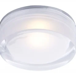 LED-kattovalaisin Vetro IP44 Ø 90x32 mm upotettava alumiini/akryyli