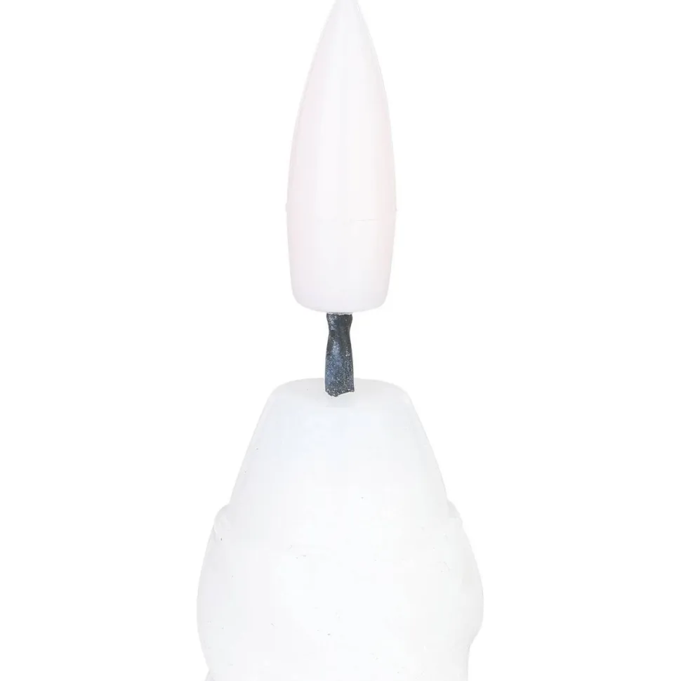 Led-kierrekynttilä Eglo Living Andrafiabe, 15cm, harmaa, 2kpl