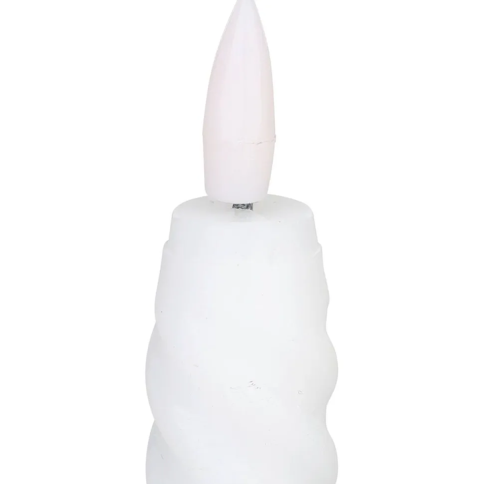 Led-kierrekynttilä Eglo Living Andrafiabe, 15cm, harmaa, 2kpl