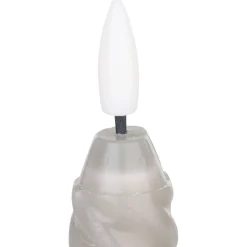 Led-kierrekynttilä Eglo Living Andrafiabe, 15cm, harmaa, 2kpl