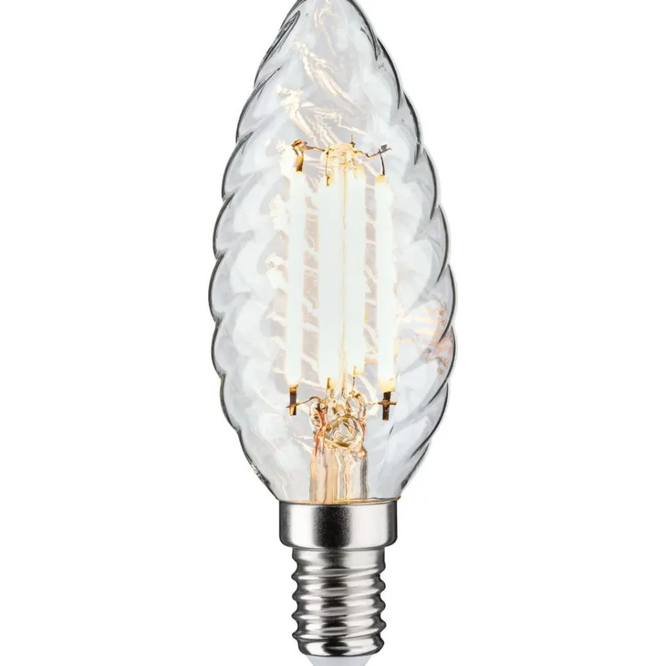 LED-kierrekynttilälamppu Paulmann Vintage Edition Candle, E14, 450lm, 4.7W, 2700K, himmennettävä, kirkas