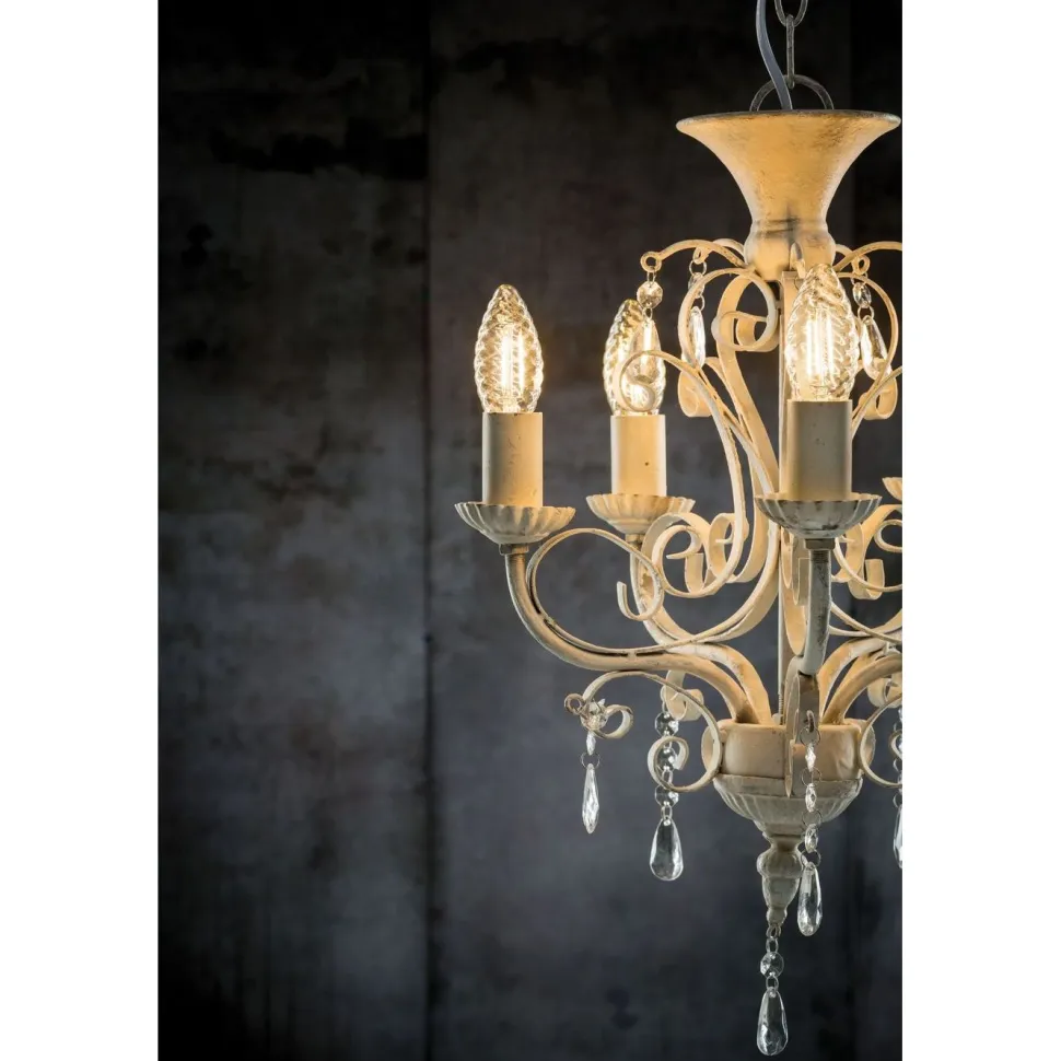LED-kierrekynttilälamppu Paulmann Vintage Edition Candle, E14, 430lm, 4.7W, 2500K, himmennettävä, kulta