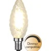 LED-kierrekynttilälamppu Star Trading 351-04-1 Ø35x100mm E14 kirkas 4.2W 2700K 470lm