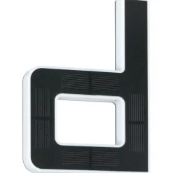 LED-kirjainvalaisin aurinkokennolla Paulmann Letter B, IP44, 3000K, musta