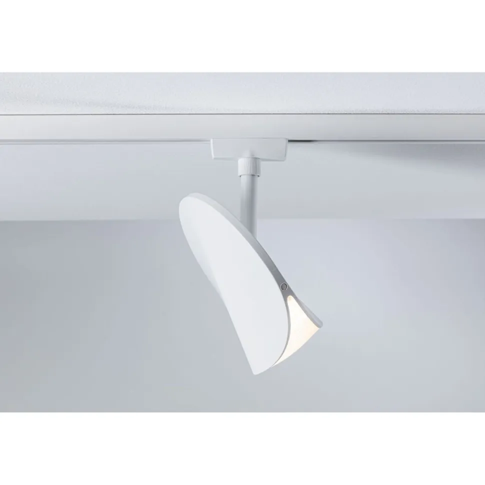 LED-kiskospotti Paulmann URail Alejandro 800lm 10W 3000K 3-Step-Dim himmennettävä valkoinen