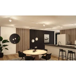 LED-kiskospotti Paulmann URail Alejandro 800lm 10W 3000K 3-Step-Dim himmennettävä valkoinen