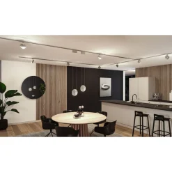 LED-kiskospotti Paulmann URail Alejandro 800lm 10W 3000K 3-Step-Dim himmennettävä valkoinen