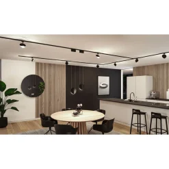 LED-kiskospotti Paulmann URail Alejandro 800lm 10W 3000K 3-Step-Dim himmennettävä valkoinen