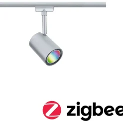 LED-kiskospotti Paulmann URail Smart Home Zigbee 3.0 Luxe GU10 350lm 4.8W RGBW+ himmennettävä mattamusta