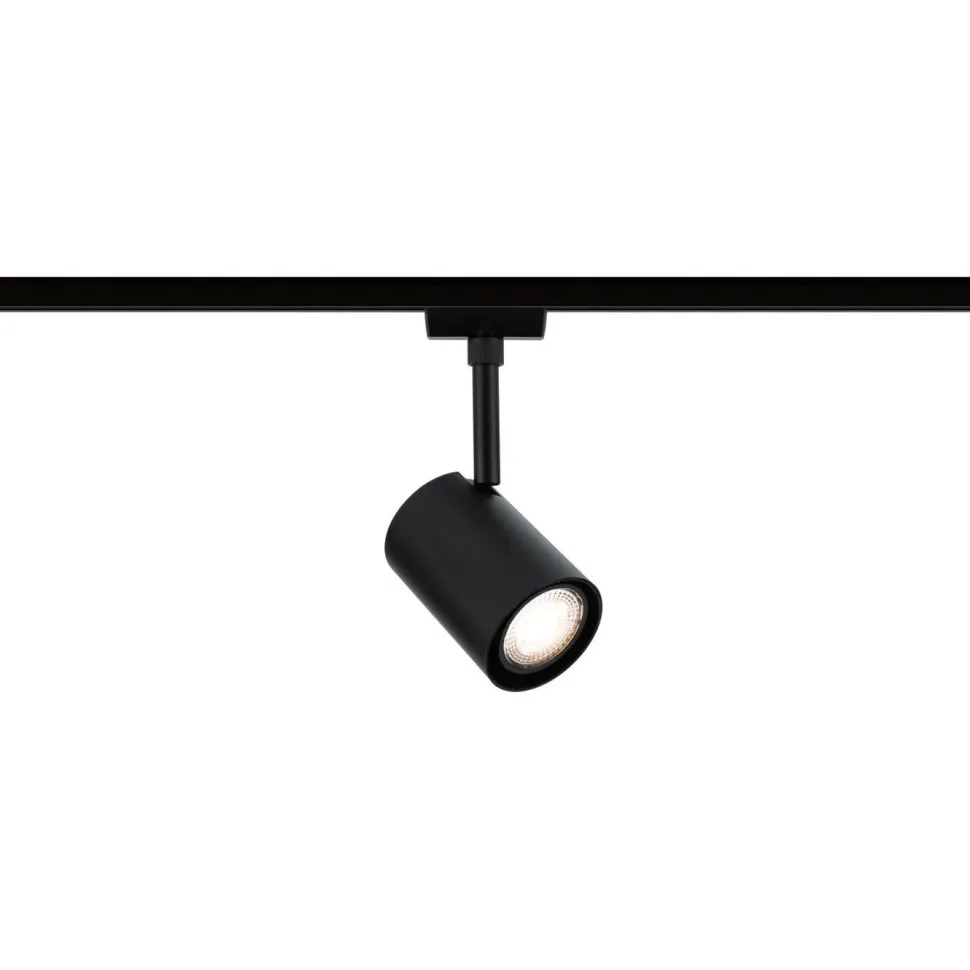 LED-kiskospotti Paulmann URail Smart Home Zigbee 3.0 Luxe GU10 350lm 4.8W RGBW+ himmennettävä mattamusta