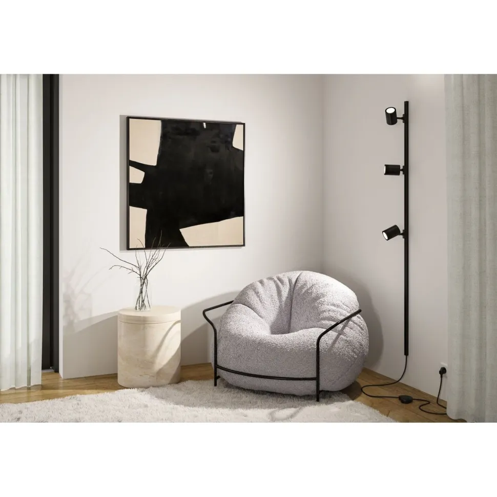 LED-kiskospotti Paulmann URail Smart Home Zigbee 3.0 Luxe GU10 350lm 4.8W RGBW+ himmennettävä mattamusta