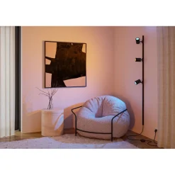 LED-kiskospotti Paulmann URail Smart Home Zigbee 3.0 Luxe GU10 350lm 4.8W RGBW+ himmennettävä mattamusta