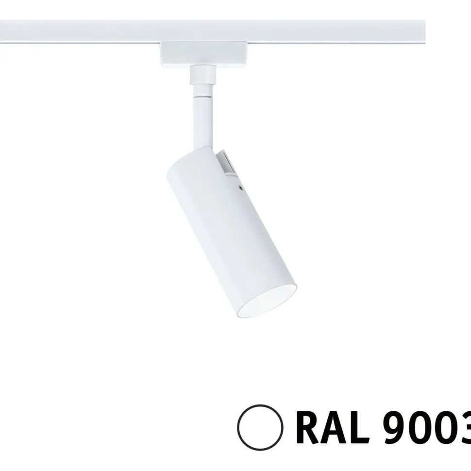LED-kiskospotti Paulmann URail Tubo 170lm 4W 4000K 3-Step-Dim himmennettävä valkoinen
