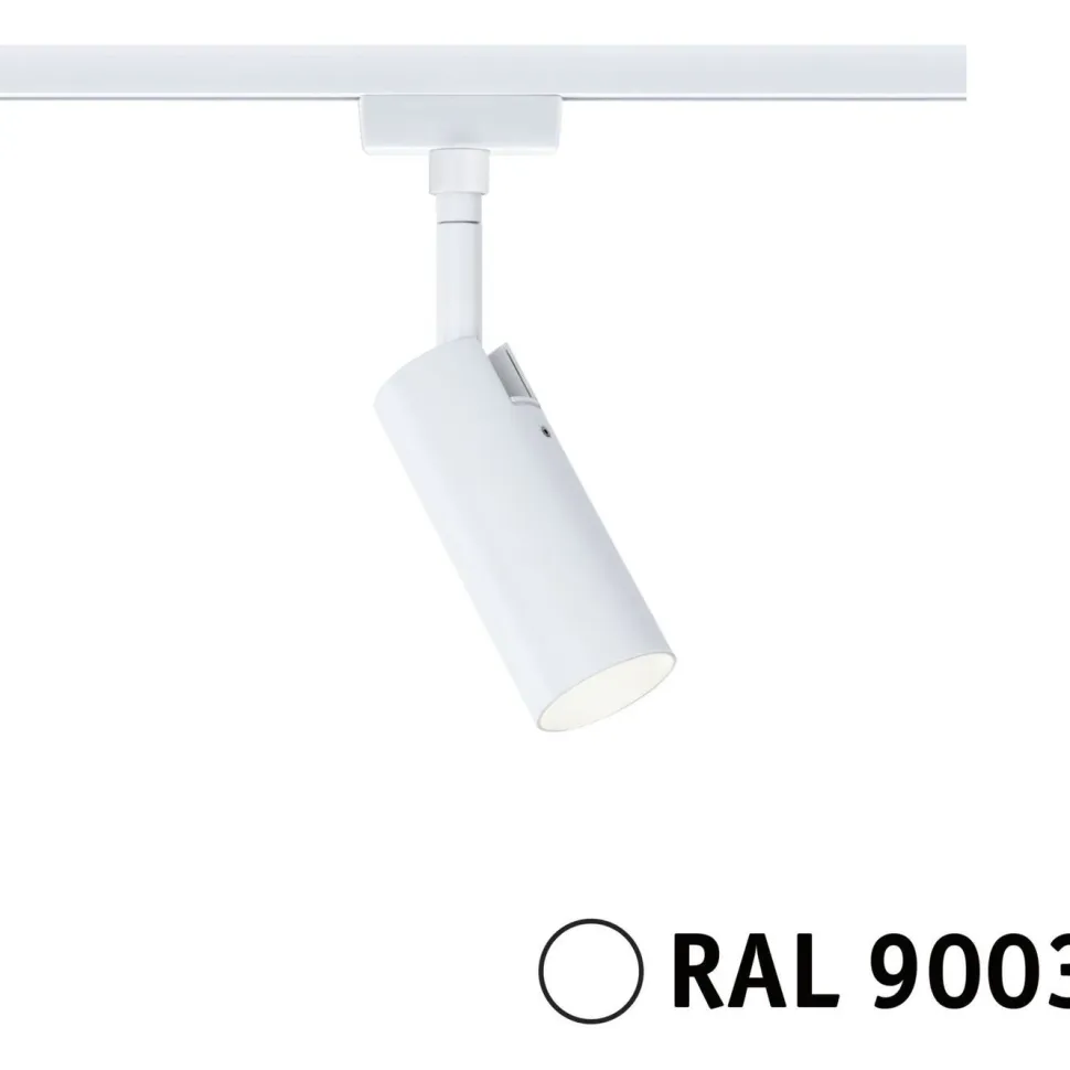 LED-kiskospotti Paulmann URail Tubo 170lm 4W 4000K 3-Step-Dim himmennettävä valkoinen