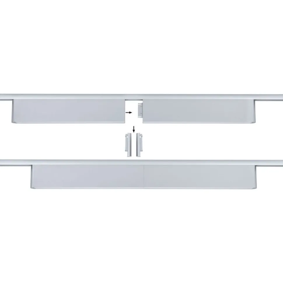 LED-kiskovalaisin Paulmann URail 3-Step-Dim Ceris, 37.2cm, 850lm, 9.5W, 4000K, himmennettävä, 230V, mattamusta