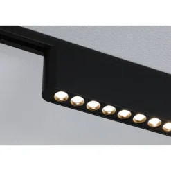 LED-kiskovalaisin Paulmann URail 3-Step-Dim Zelos, 37.2cm, 1050lm, 10W, 3000K, himmennettävä, 230V, mattakromi