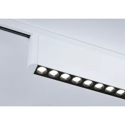 LED-kiskovalaisin Paulmann URail 3-Step-Dim Zelos, 37.2cm, 1050lm, 10W, 3000K, himmennettävä, 230V, mattakromi