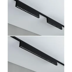 LED-kiskovalaisin Paulmann URail 3-Step-Dim Zelos, 37.2cm, 1050lm, 10W, 3000K, himmennettävä, 230V, mattakromi