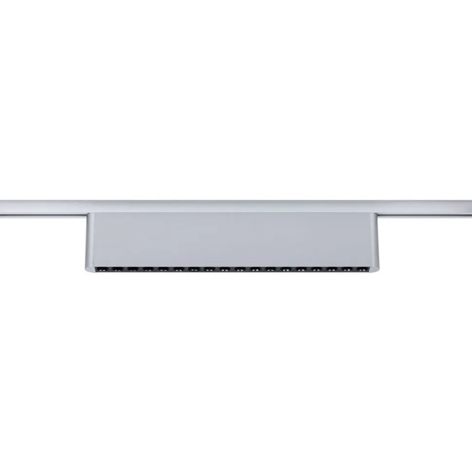 LED-kiskovalaisin Paulmann URail 3-Step-Dim Zelos, 37.2cm, 1050lm, 10W, 3000K, himmennettävä, 230V, mattakromi