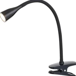 LED-klipsivalaisin Rabalux Jeff, 13x35cm, 4.5W 330lm 3000K, musta