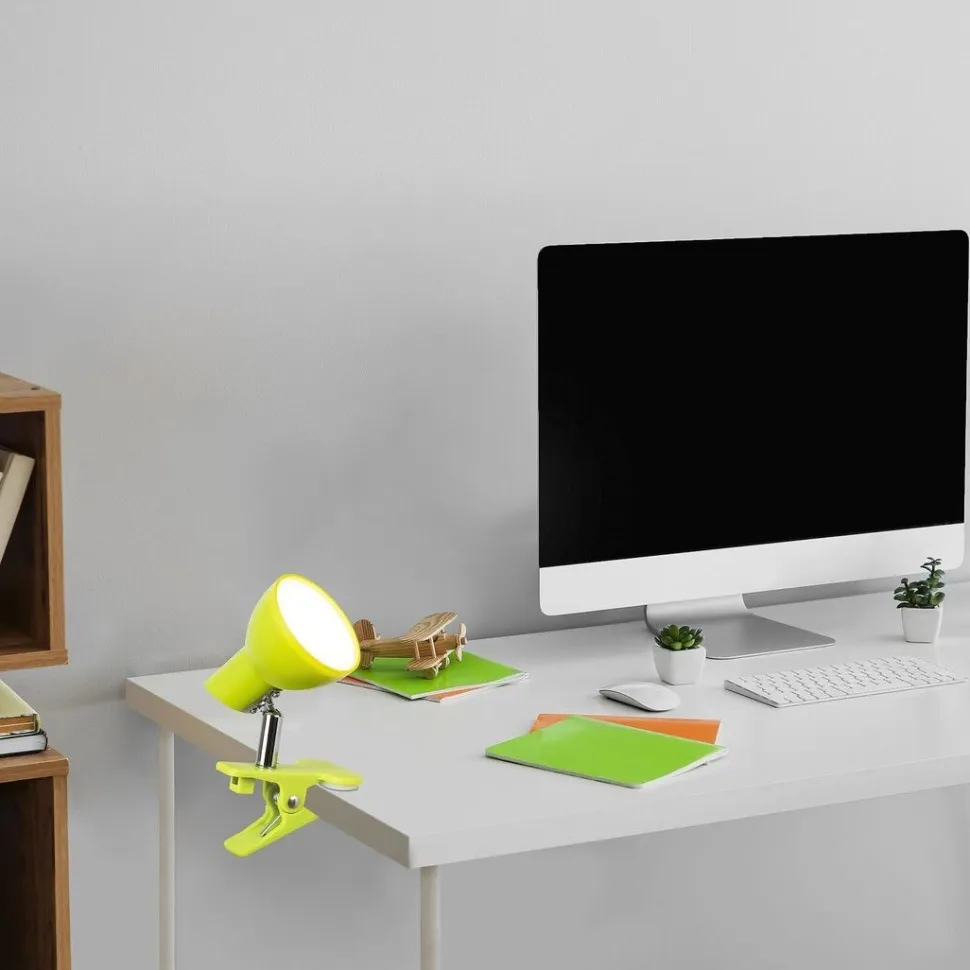 LED-klipsivalaisin Rabalux Noah, Ø7cm, 5W 360lm 3000K, valkoinen