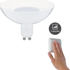 LED-kohdelamppu Paulmann Reflector, GU10, 360lm, 4.9W, 3000K, himmennettävä, valkoinen