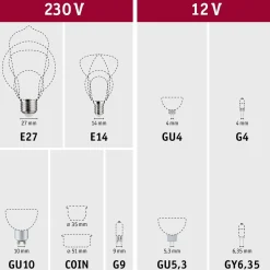 LED-kohdelamppu Paulmann Reflector, 12V, GU5.3, 445lm, 6.5W, 4000K, himmennettävä, mattakromi