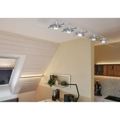 LED-kohdelamppu Paulmann Reflector, 12V, GU5.3, 445lm, 6.5W, 4000K, himmennettävä, mattakromi