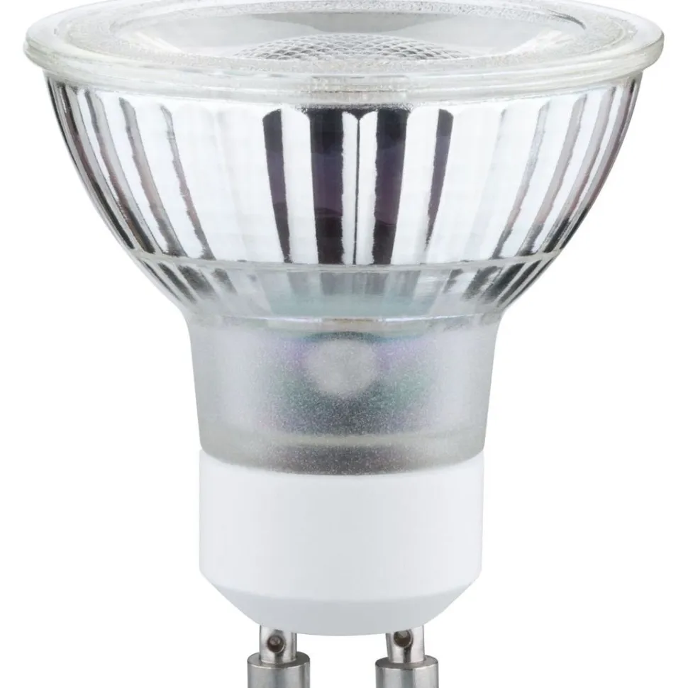 LED-kohdelamppu Paulmann Reflector, GU10, 320lm, 4.3W, 2200K, hyönteisystävällinen, hopea