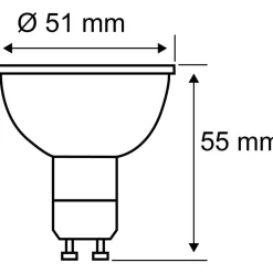 LED-kohdelamppu Paulmann Reflector, GU10, 230lm, 4W, 2700K, alumiini