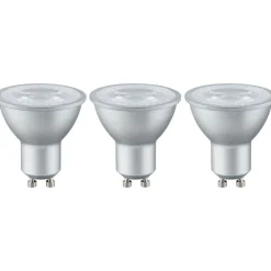 LED-kohdelamppu Paulmann Reflector, GU10, 230lm, 4W, 2700K, alumiini, 3kpl