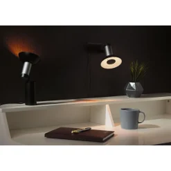 LED-kohdelamppu Paulmann Reflector, GU10, 170lm, 4.9W, 1900K, himmennettävä, musta/kulta