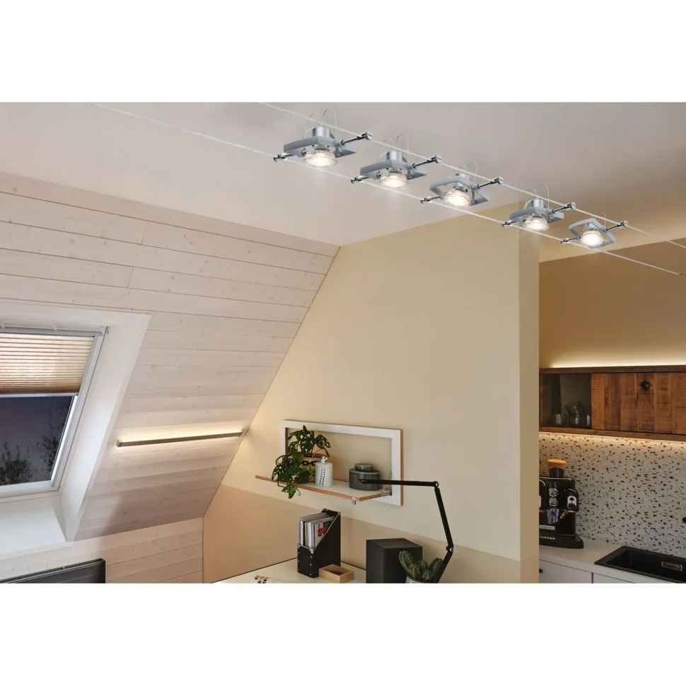 LED-kohdelamppu Paulmann Reflector, GU5.3, 345lm, 3.8W, 2700K, hopea