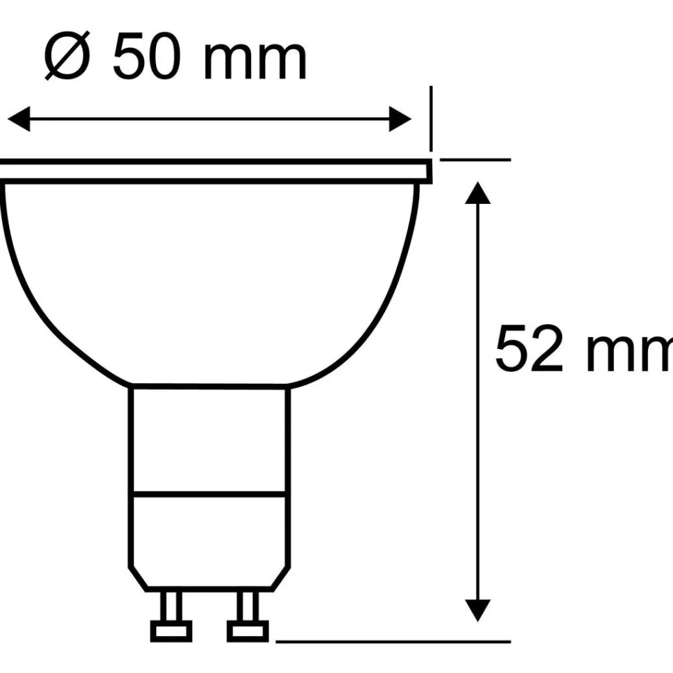 LED-kohdelamppu Paulmann Reflector, GU10, 350lm, 4.9W, 2700K, hopea