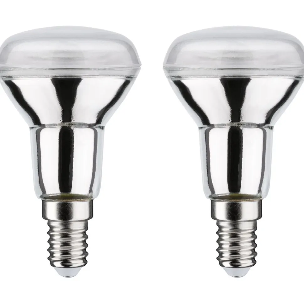 LED-kohdelamppu Paulmann Reflector, R50, E14, 420lm, 5W, 2700K, hopea, 2kpl