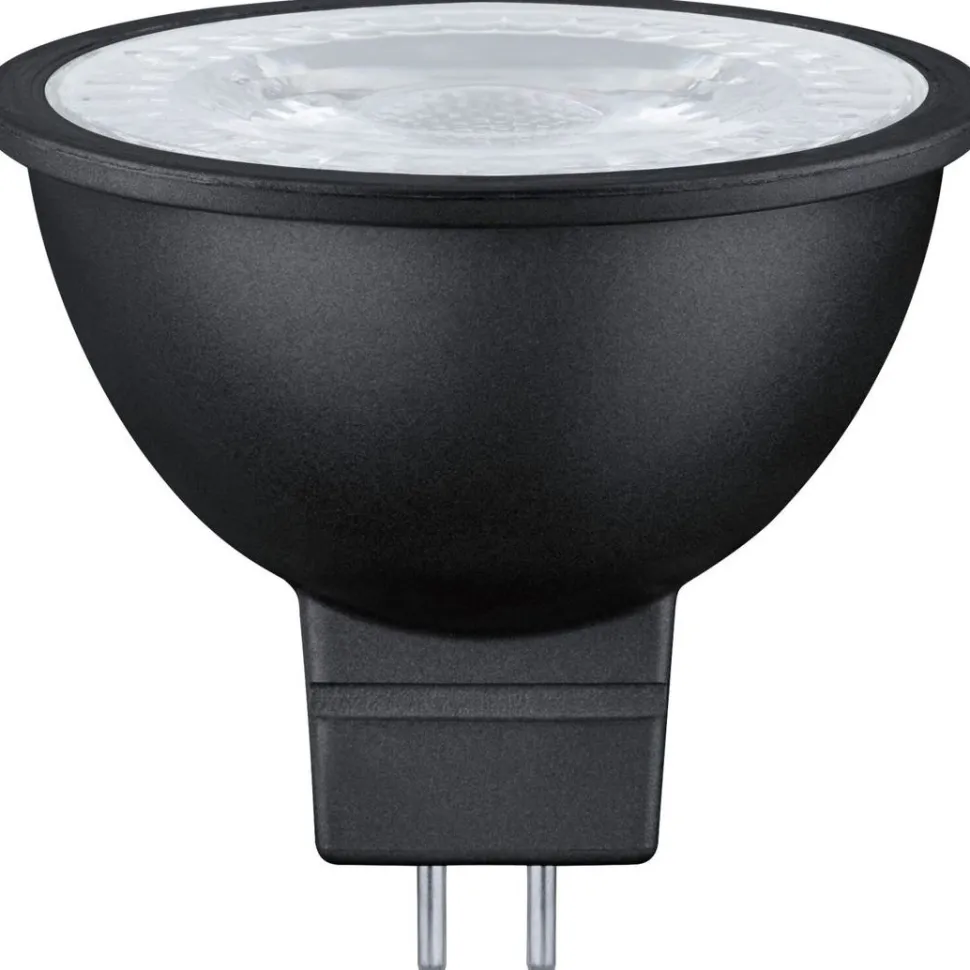 LED-kohdelamppu Paulmann 12V, GU5.3, 445lm, 6W, 3000K, himmennettävä, mattamusta